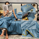 Conjunto de Cama de Seda Gelada Para o Verão [Compre 1 Leve 2]